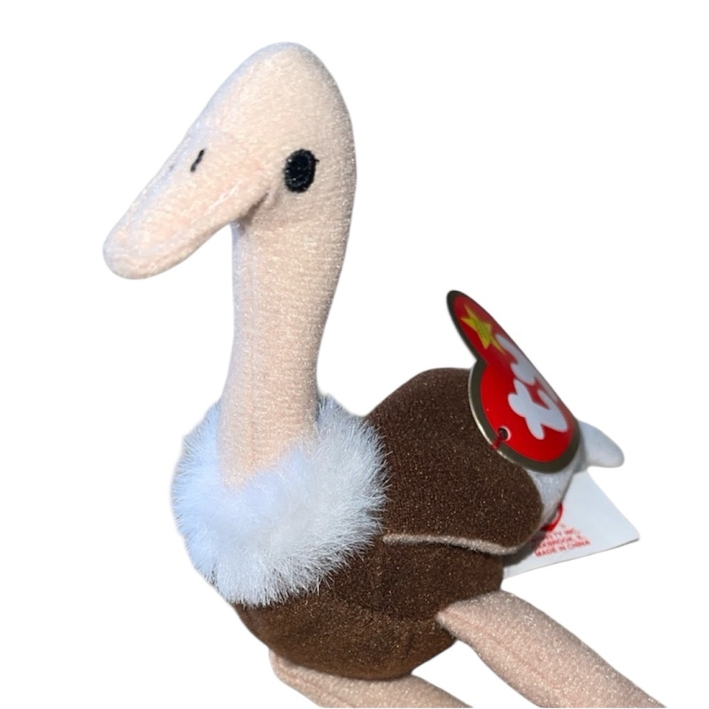 Mini Stretchy | Vtg ‘93 Ostrich Original Teenie Beanie Babies